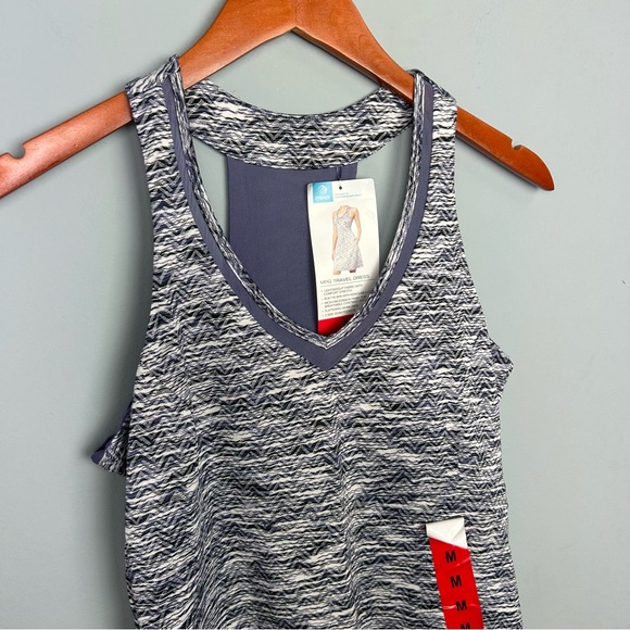 mondeta performance gear MPG ladie’s travel dress size M purple gray combo NWT - Picture 6 of 15